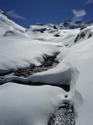 attraversamento del rio nei pressi lell'alpeggio Loo superiore