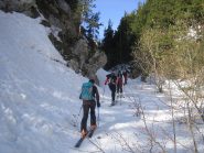 il tratto incassato del Vallon de Caramagne