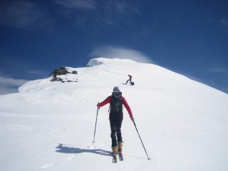 il tratto terminale per la cima