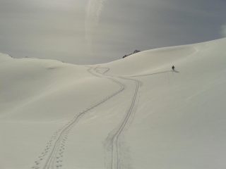 la mia traccia di salita e discesa