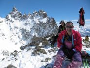 e alcuni di noi si fermano all'anticima del Tzan