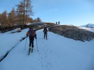 in partenza da Torgnon (chatè)