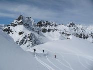 inizia quindi la lunga discesa ...