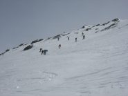 ultimi metri per la cima