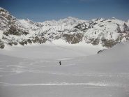 discesa sullo sfondo il bianco