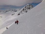 ultimi metri prima della vetta delal roccia nera