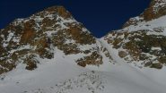 Canale est di salita e punta Fiume