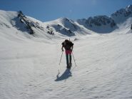 la cima sullo sfondo
