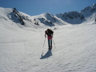 la cima sullo sfondo