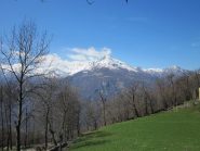 Bec Renon e dintorni visto dal percorso di salita