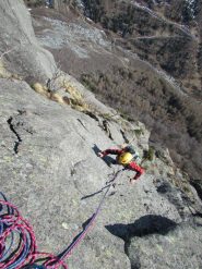 in uscita dall'ultimo tiro