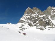 si riparte quindi in direzione del Col de l'Eveque