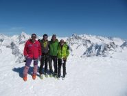 In cima alla Pigna d'Arolla