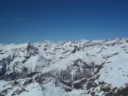Si vedono Anche il Monte Bianco e il Grand Combain