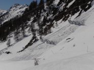 01 - slavina sulla pista vicino all'arrivo della seggiovia Collet