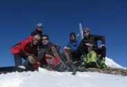 in vetta con il gruppo