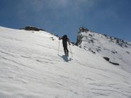  In prossimità dell'anticima