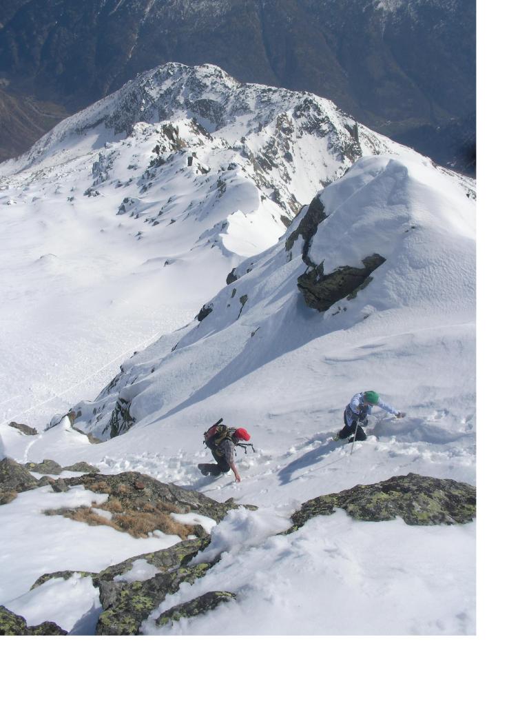 L'arrivo in vetta di Enrico e Paola..
