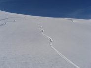 bella neve sul ghiacciaio