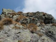 Il muretto finale di 5a