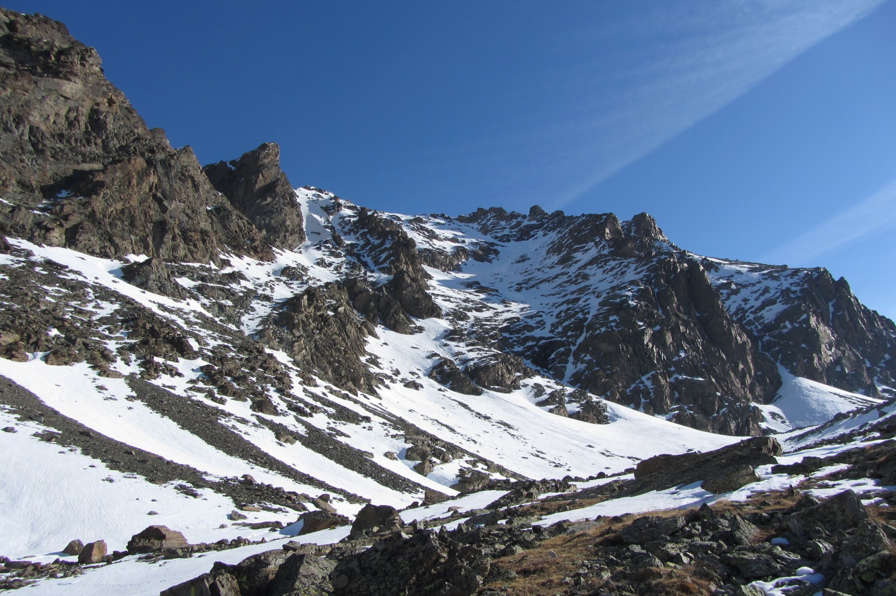 versante SO di Punta Corsica