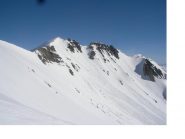 La Tete de Soleil Boeuf dalla spalla q.2677m