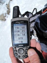 dati di salita del gps