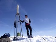 Patrizia in cima
