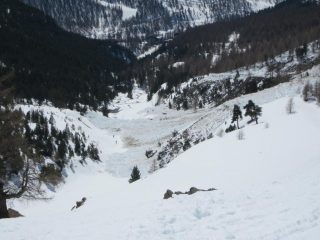 slavina vista dall'alto