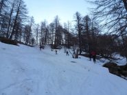 Neve continua dopo il guado