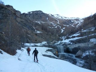 Il torrente Frejus da attraversare