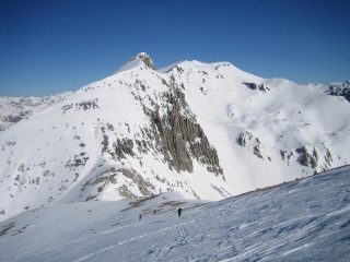 a sinistra la Trois Scies, a destra Rochers Charniers;