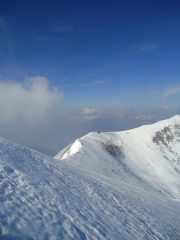 La cresta verso il passo di Garlenda