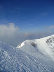 La cresta verso il passo di Garlenda