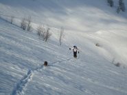 Ultimi metri prima della cresta