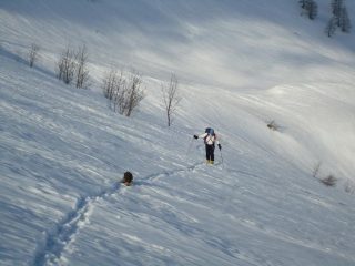 Ultimi metri prima della cresta