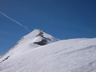 la cima vista dal costone