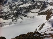 la discesa sul Pian Gias (dalla cima)