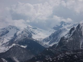 nuvole in arrivo verso il Mongioie