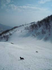 Amos...e arrivo di Monte Berlino sullo sfondo