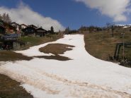 14 - a Chamois si parte sci ai piedi ancora per pochi giorni