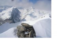 La Tete de Croues a sx e il Gran Berard..dalla Tete de Vallon Claous