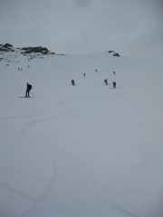 parte alta in discesa