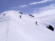 neve perfetta dalla cima