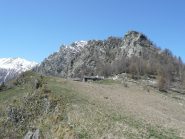 Arrivo all'alpe Cormoney