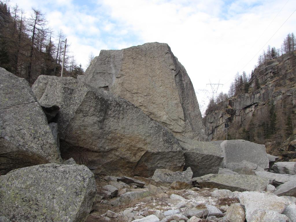 il bel blocco spittato davanti alla fissure du panetton