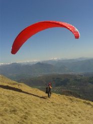 base di partenza per gli appassionati di parapendio