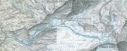 Itinerario di salita, con gli sci fino a 3300 m. circa.