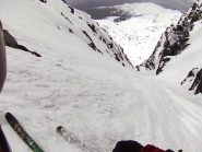 16- a sinistra, lo spigolo della cresta est del Viso