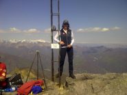 25 APRILE 2013  LU in vetta  al Bec d'Ovada